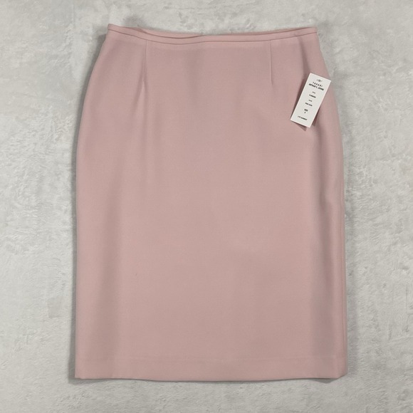 NEW Tahari ASL Blazer Skirt Suit Size 6 4 Bow Pleated Pale Pink Icon 2 Pc Set - Picture 6 of 16